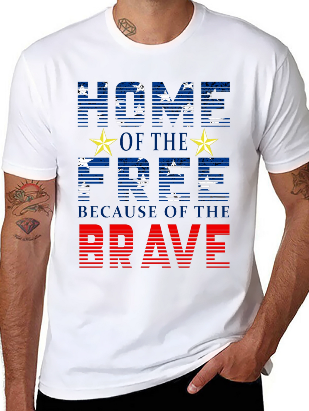 Home of the Free Graphic T-Shirt