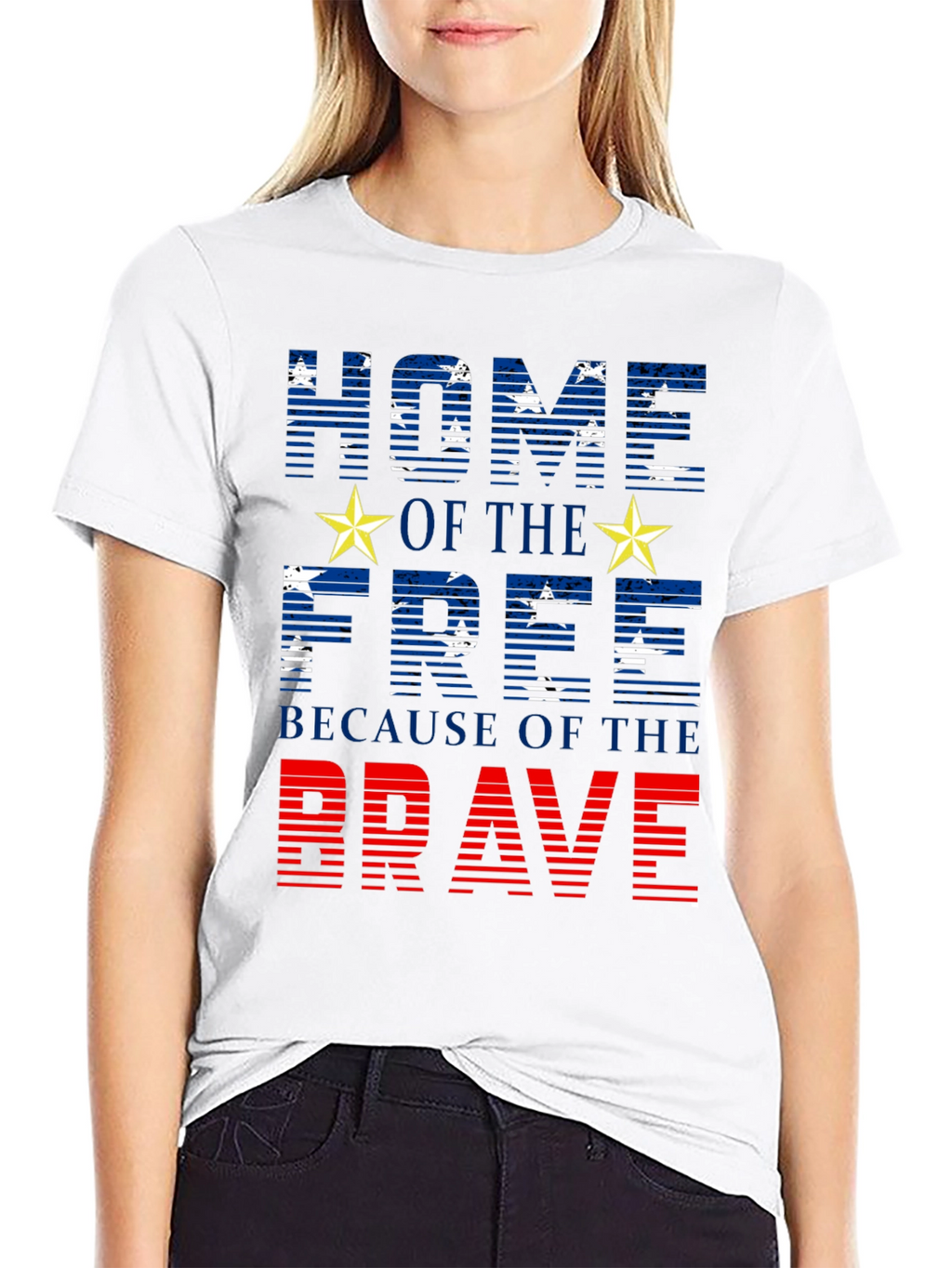 Home of the Free Graphic T-Shirt