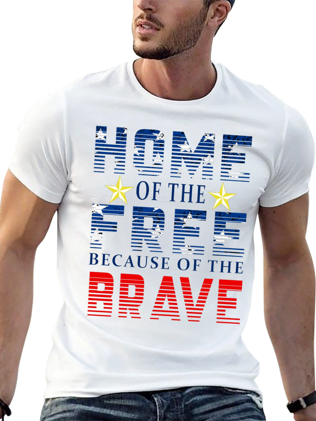 Home of the Free Graphic T-Shirt