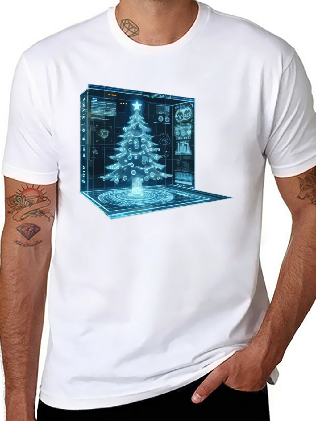 Tech Christmas Tree T-Shirt