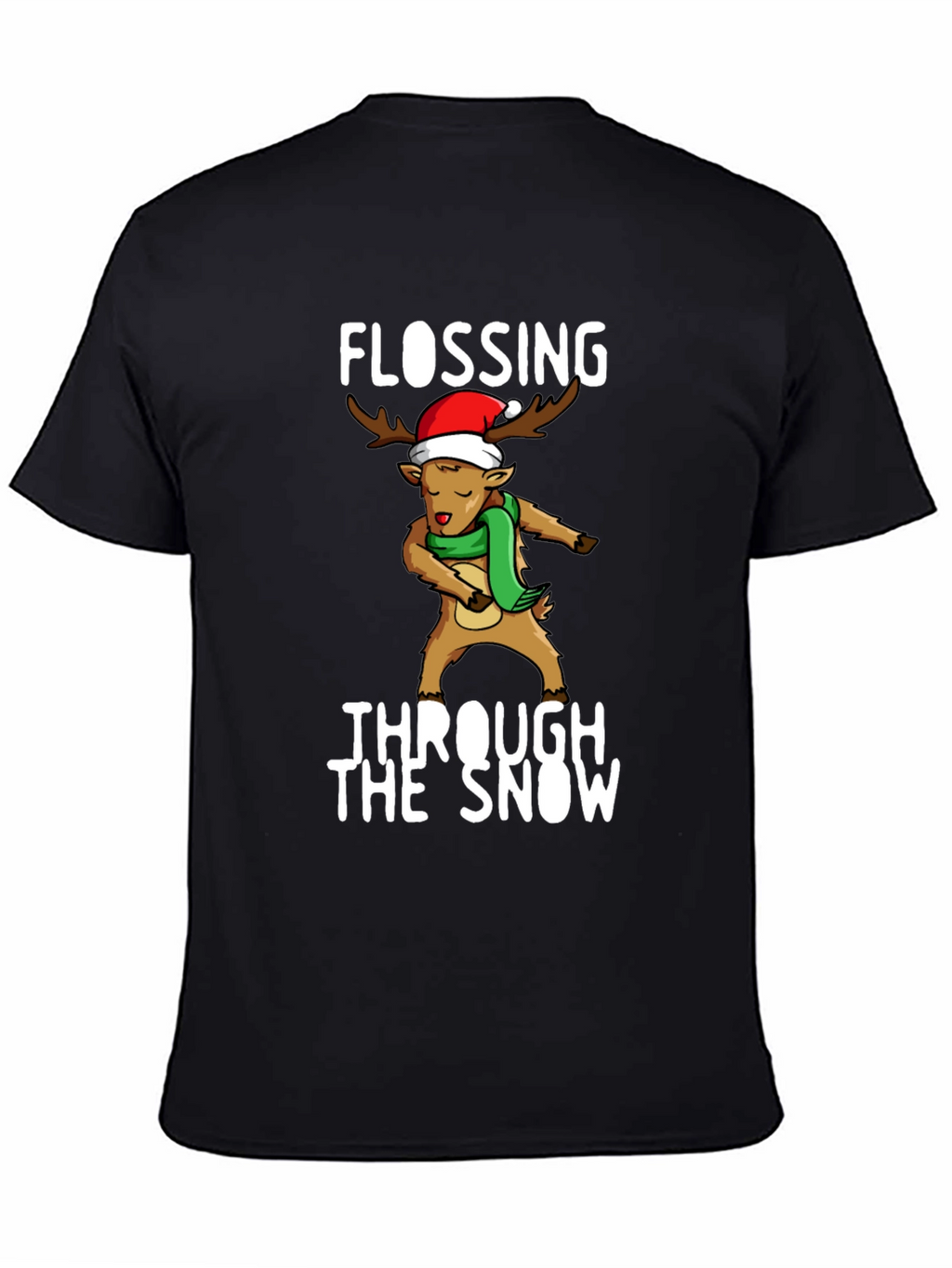 Flossing Through The Snow Christmas T-Shirt