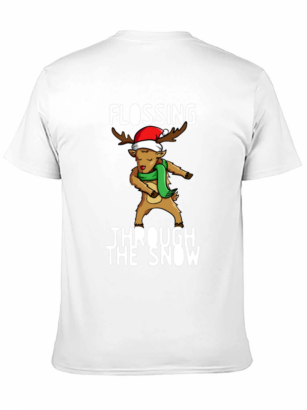 Flossing Through The Snow Christmas T-Shirt