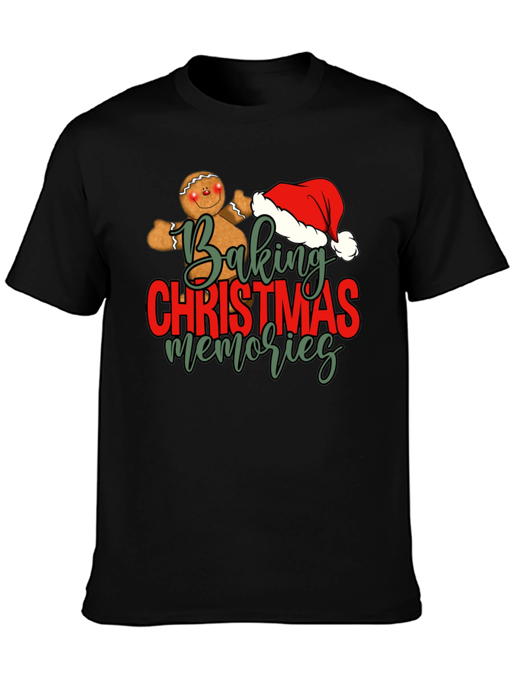 Baking Christmas Memories T-Shirt Festive Tee