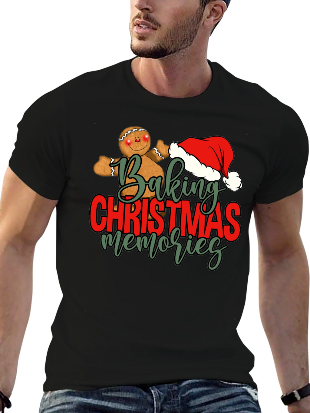 Baking Christmas Memories T-Shirt Festive Tee