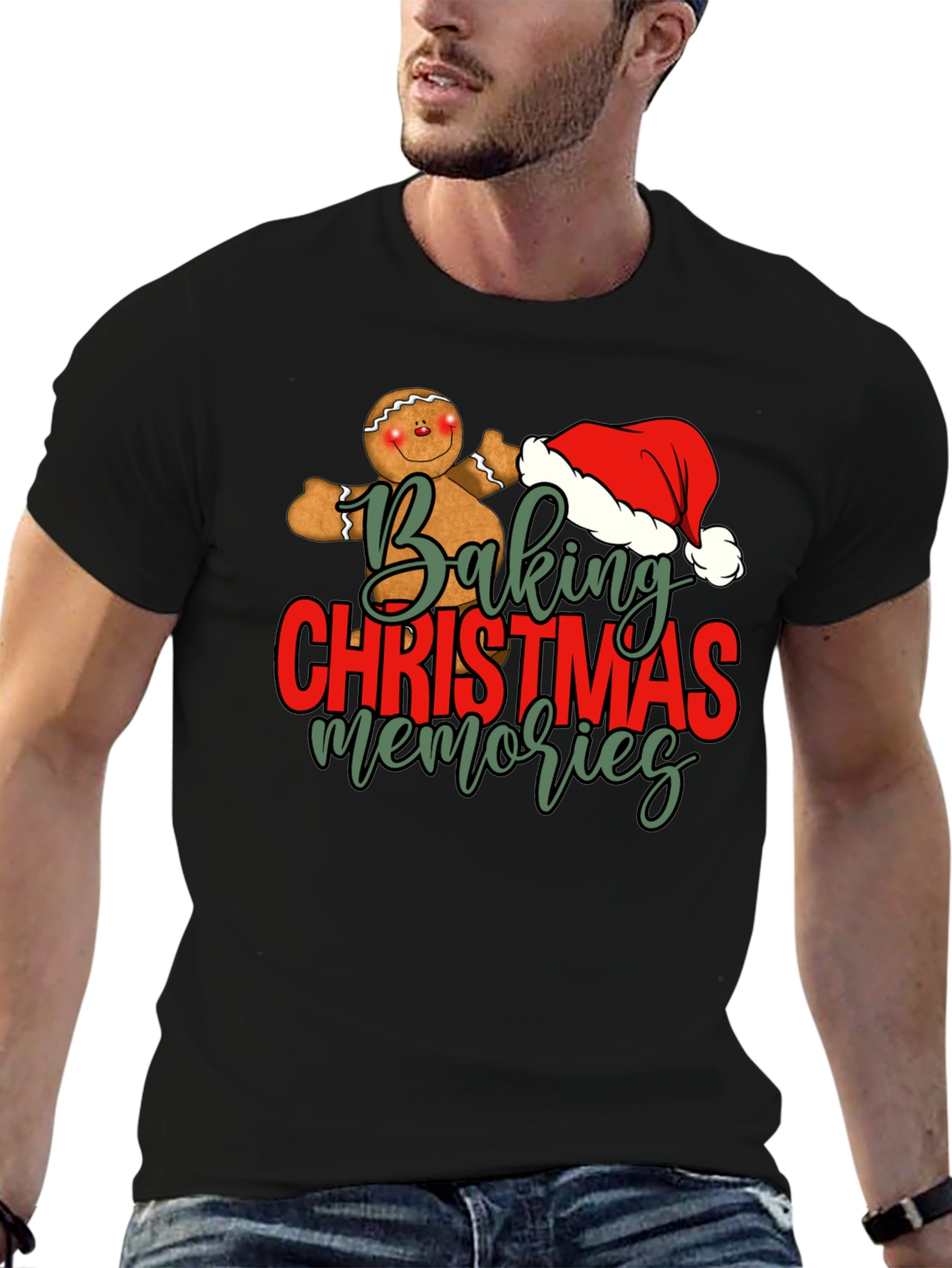 Baking Christmas Memories T-Shirt Festive Tee
