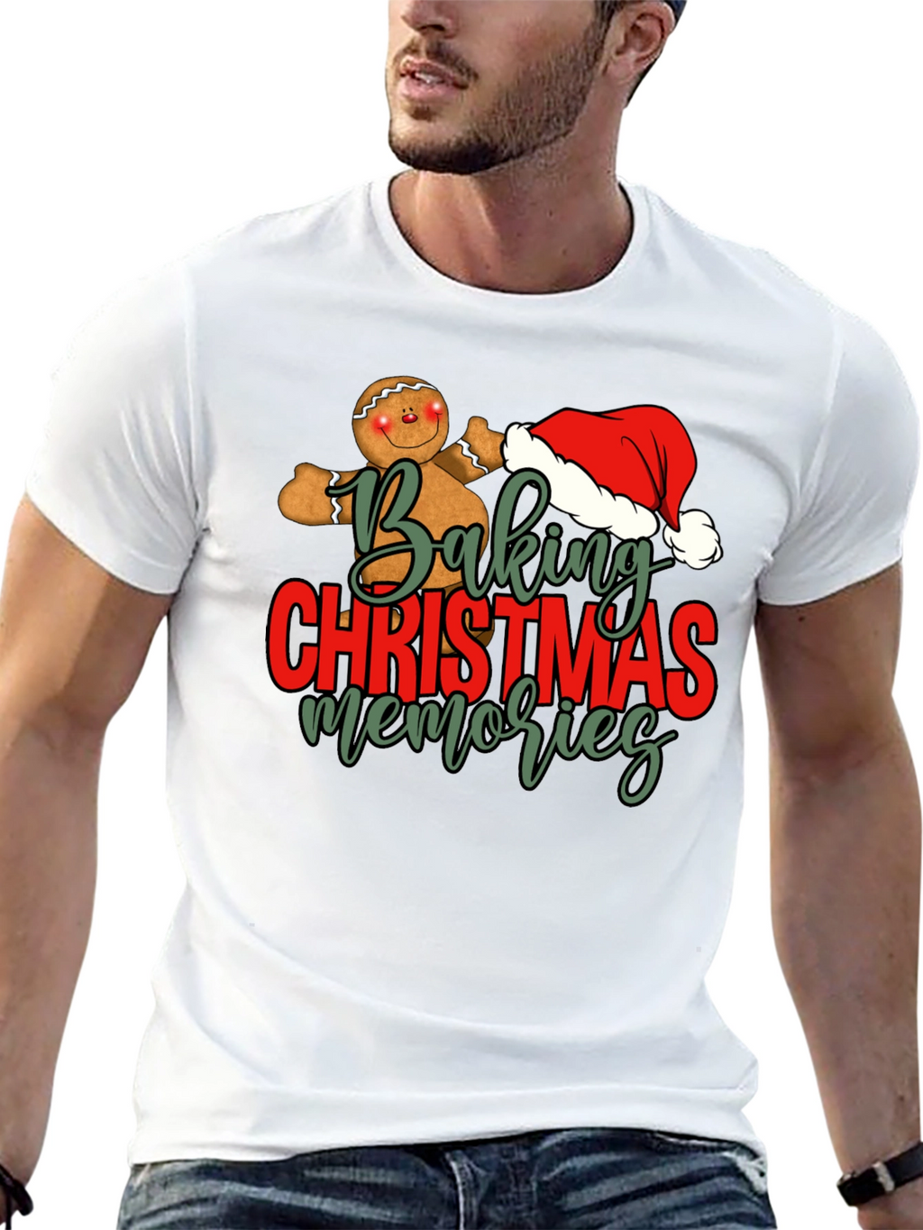 Baking Christmas Memories T-Shirt Festive Tee