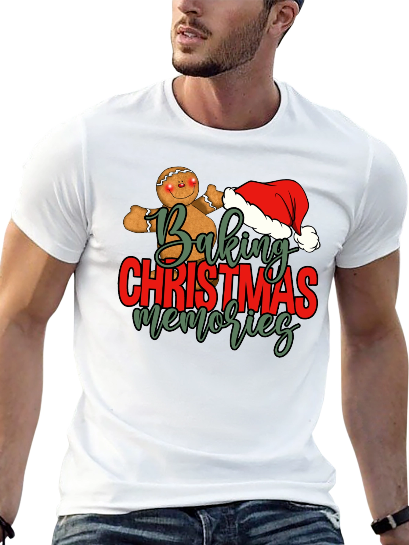 Baking Christmas Memories T-Shirt Festive Tee