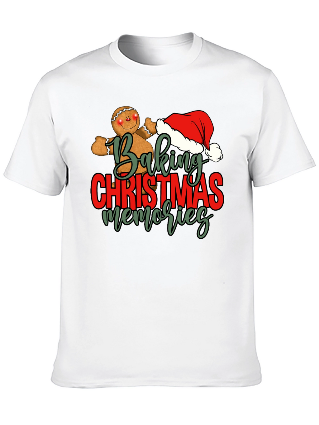 Baking Christmas Memories T-Shirt Festive Tee