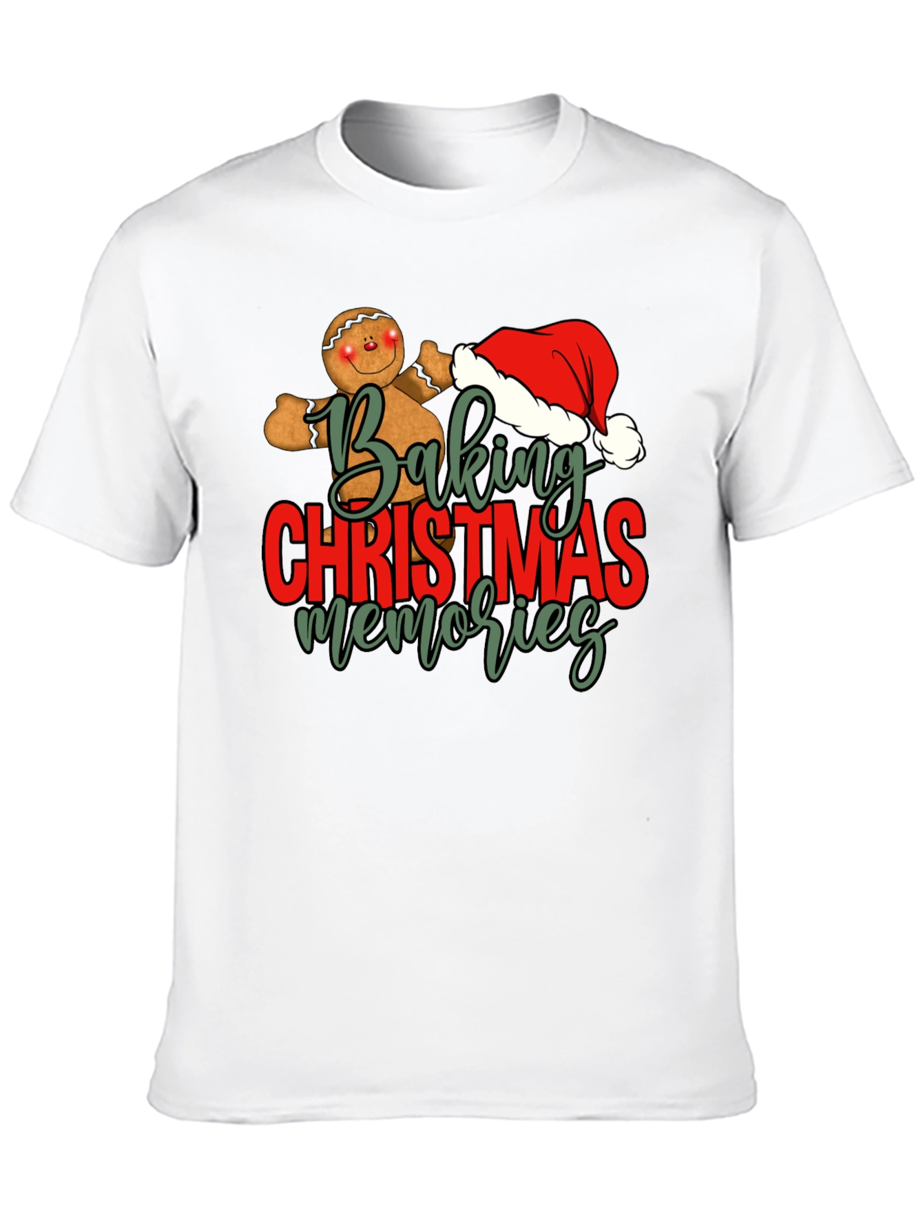 Baking Christmas Memories T-Shirt Festive Tee