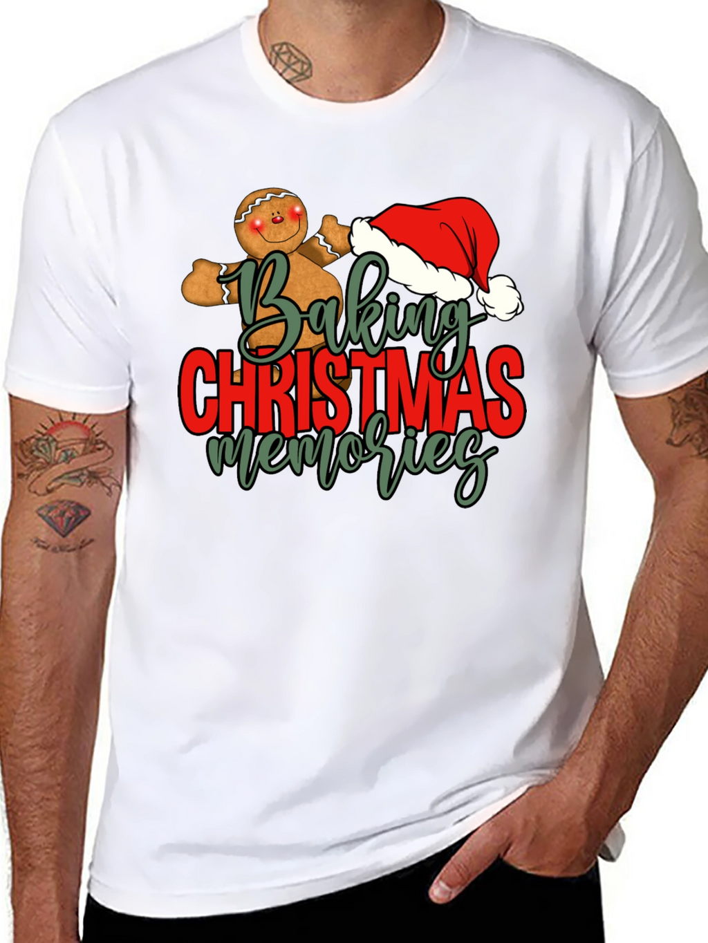 Baking Christmas Memories T-Shirt Festive Tee