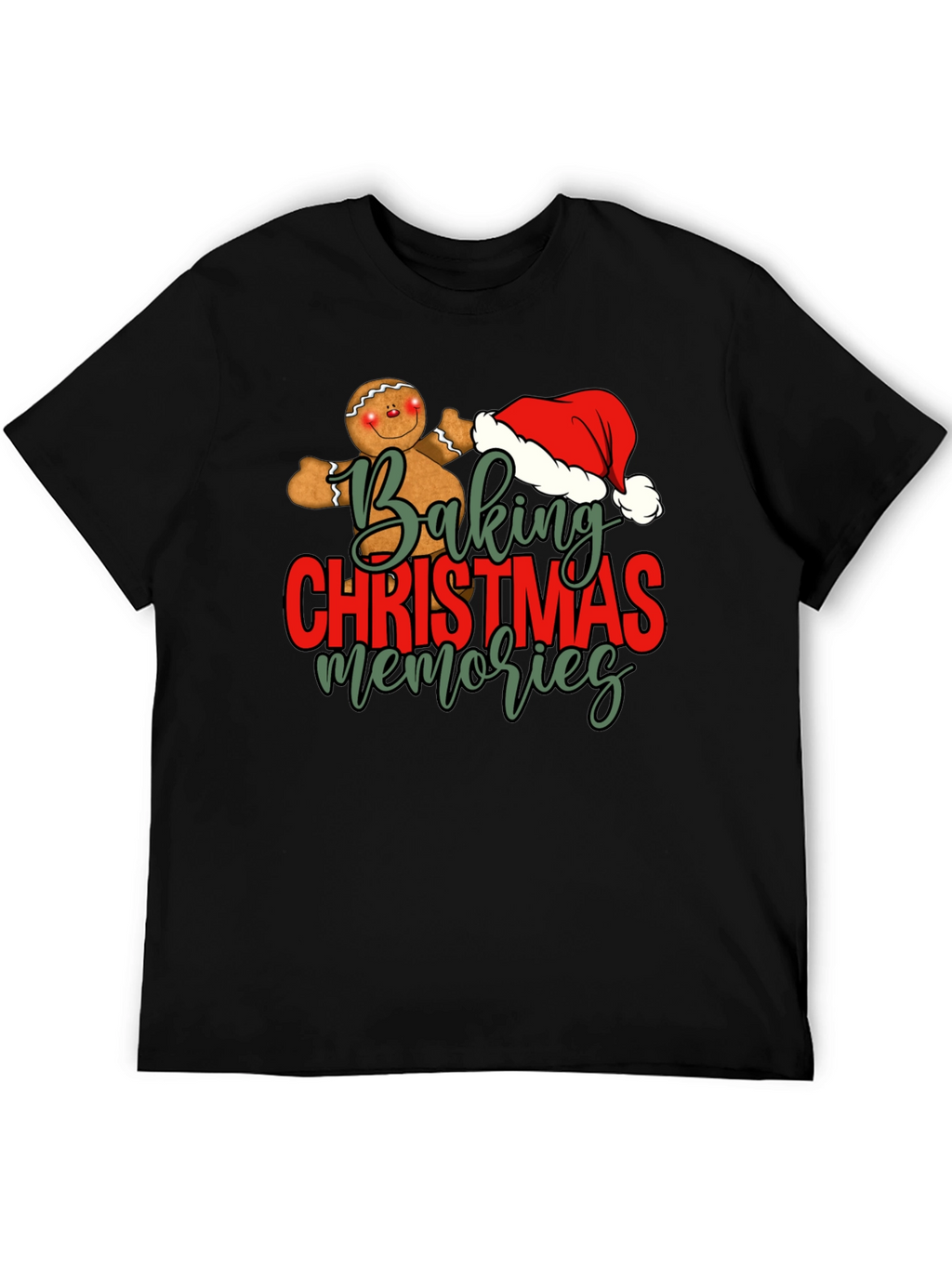 Baking Christmas Memories T-Shirt Festive Tee