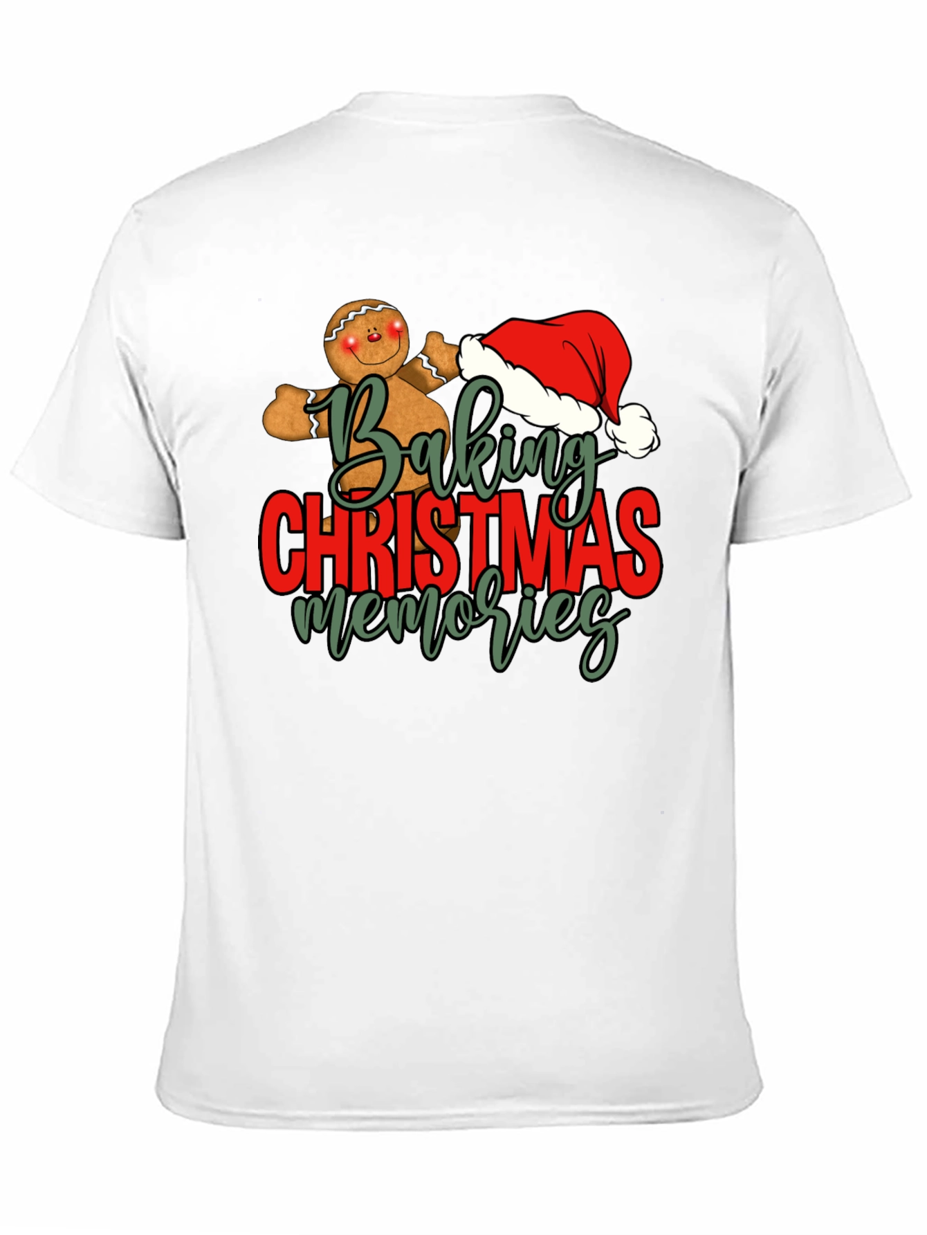 Baking Christmas Memories T-Shirt Festive Tee