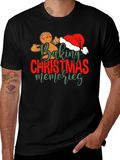 Baking Christmas Memories T-Shirt Festive Tee