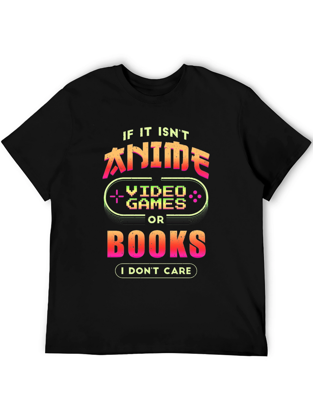 Anime Video Games Books T-Shirt