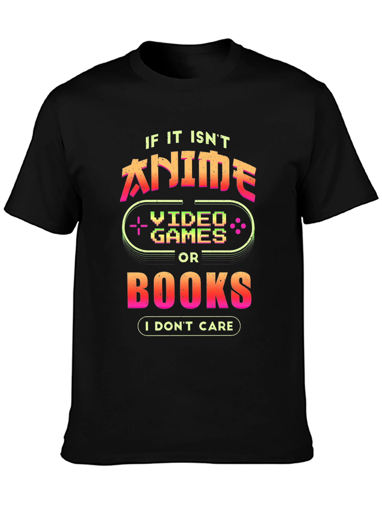 Anime Video Games Books T-Shirt