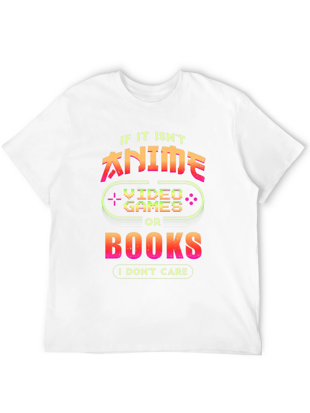 Anime Video Games Books T-Shirt