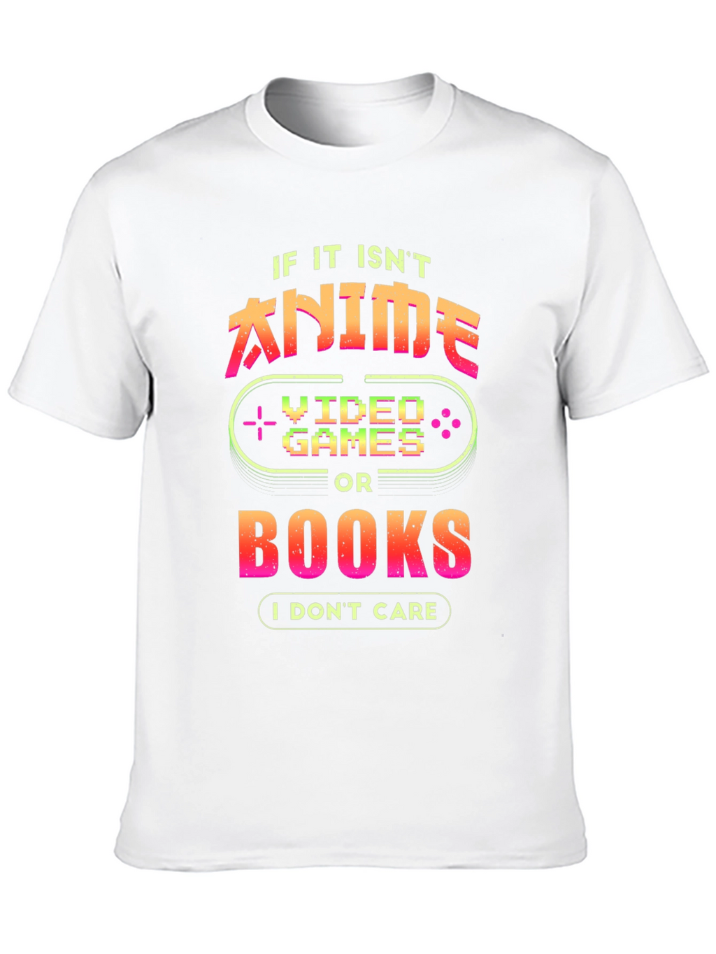 Anime Video Games Books T-Shirt
