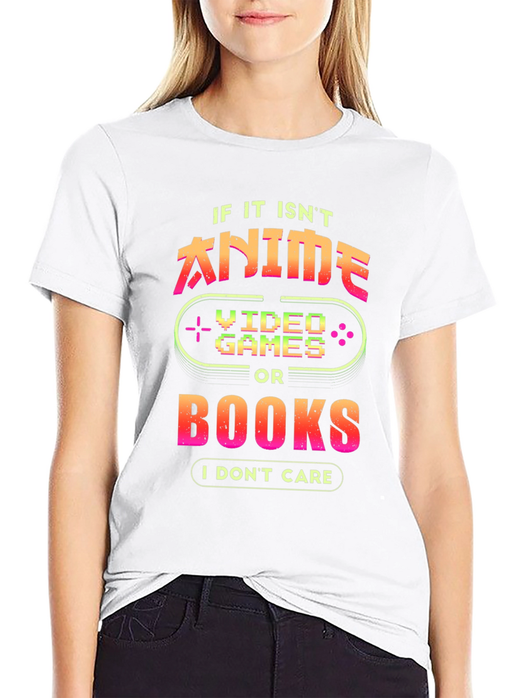 Anime Video Games Books T-Shirt