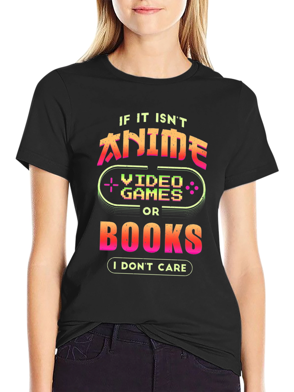 Anime Video Games Books T-Shirt