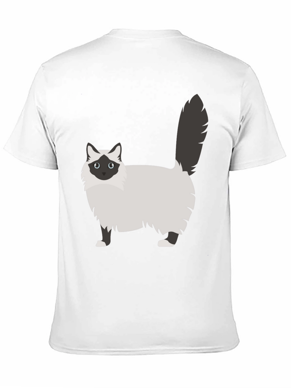 Cute Cat Graphic Tee - Unisex Black T-Shirt