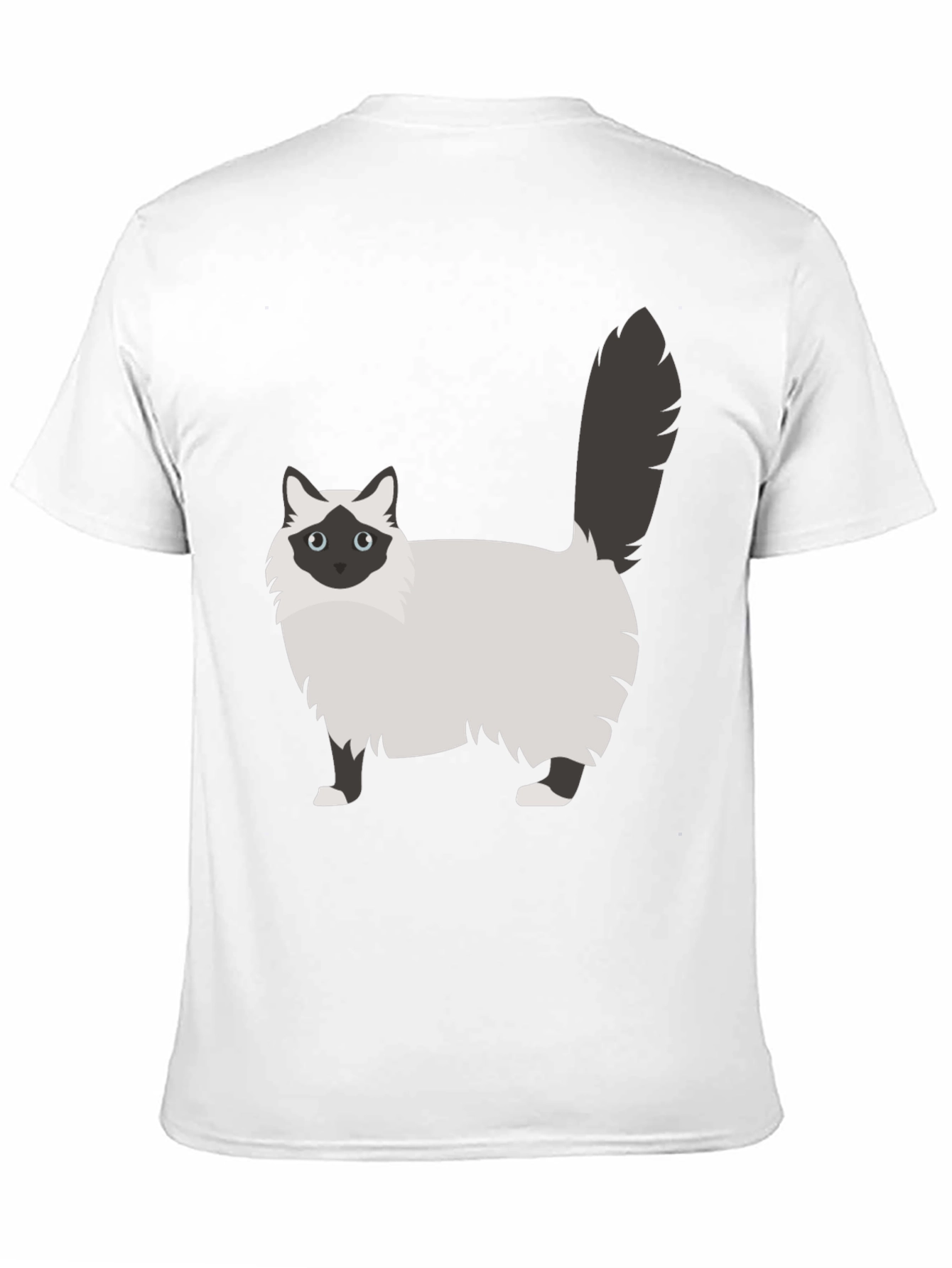 Cute Cat Graphic Tee - Unisex Black T-Shirt