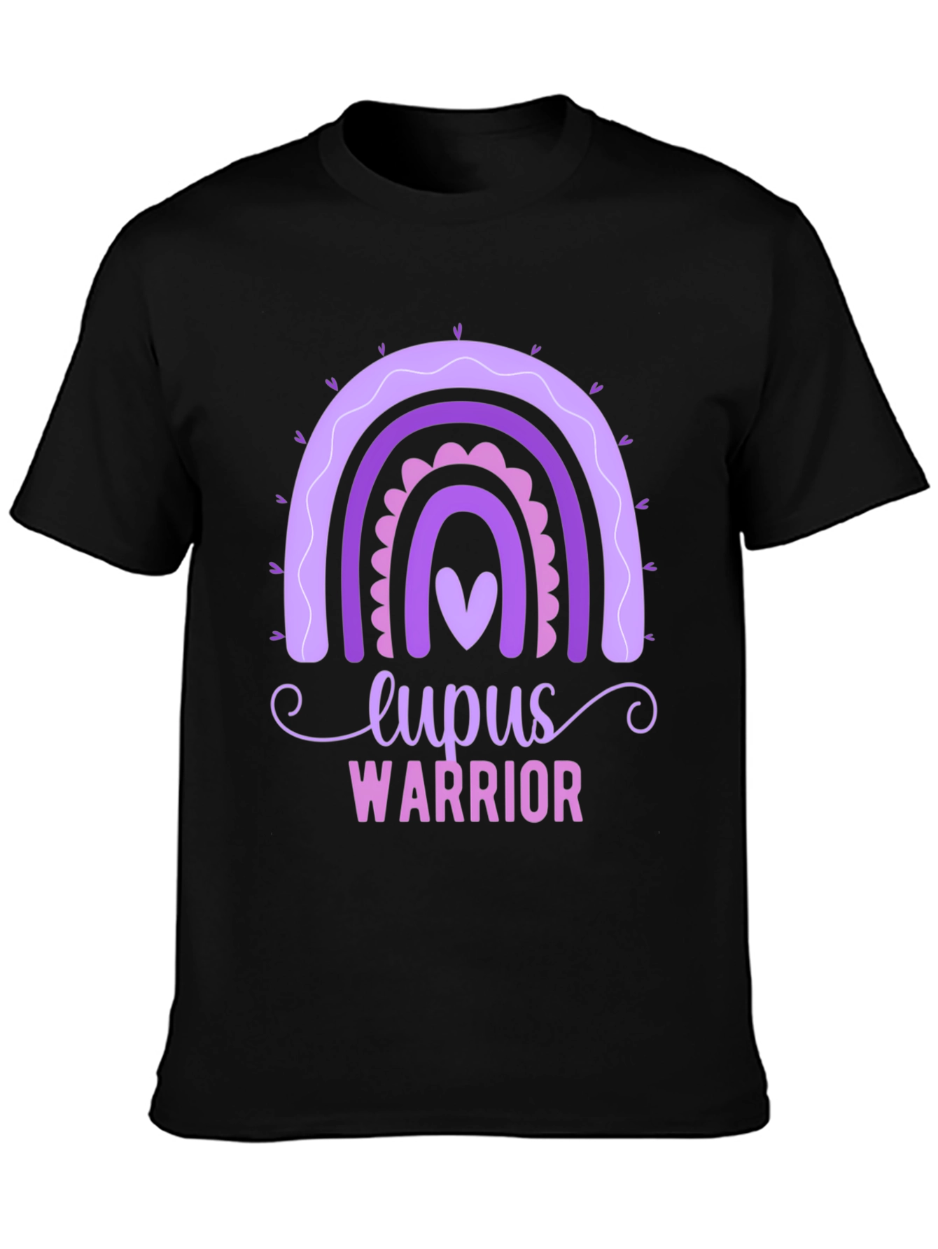 Lupus Warrior Rainbow Heart T-Shirt
