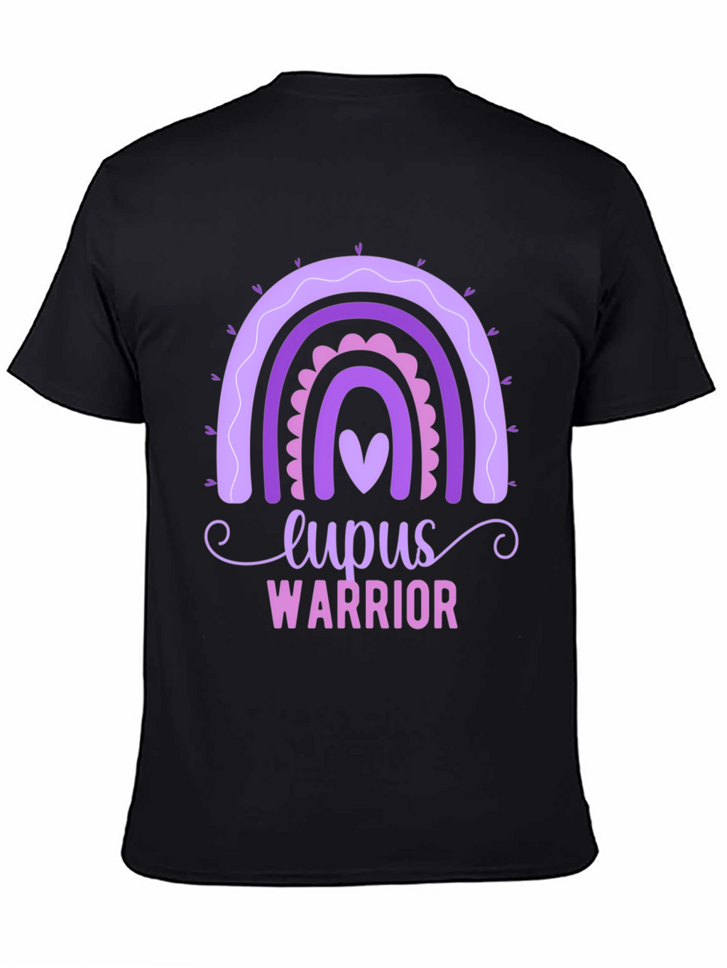Lupus Warrior Rainbow Heart T-Shirt