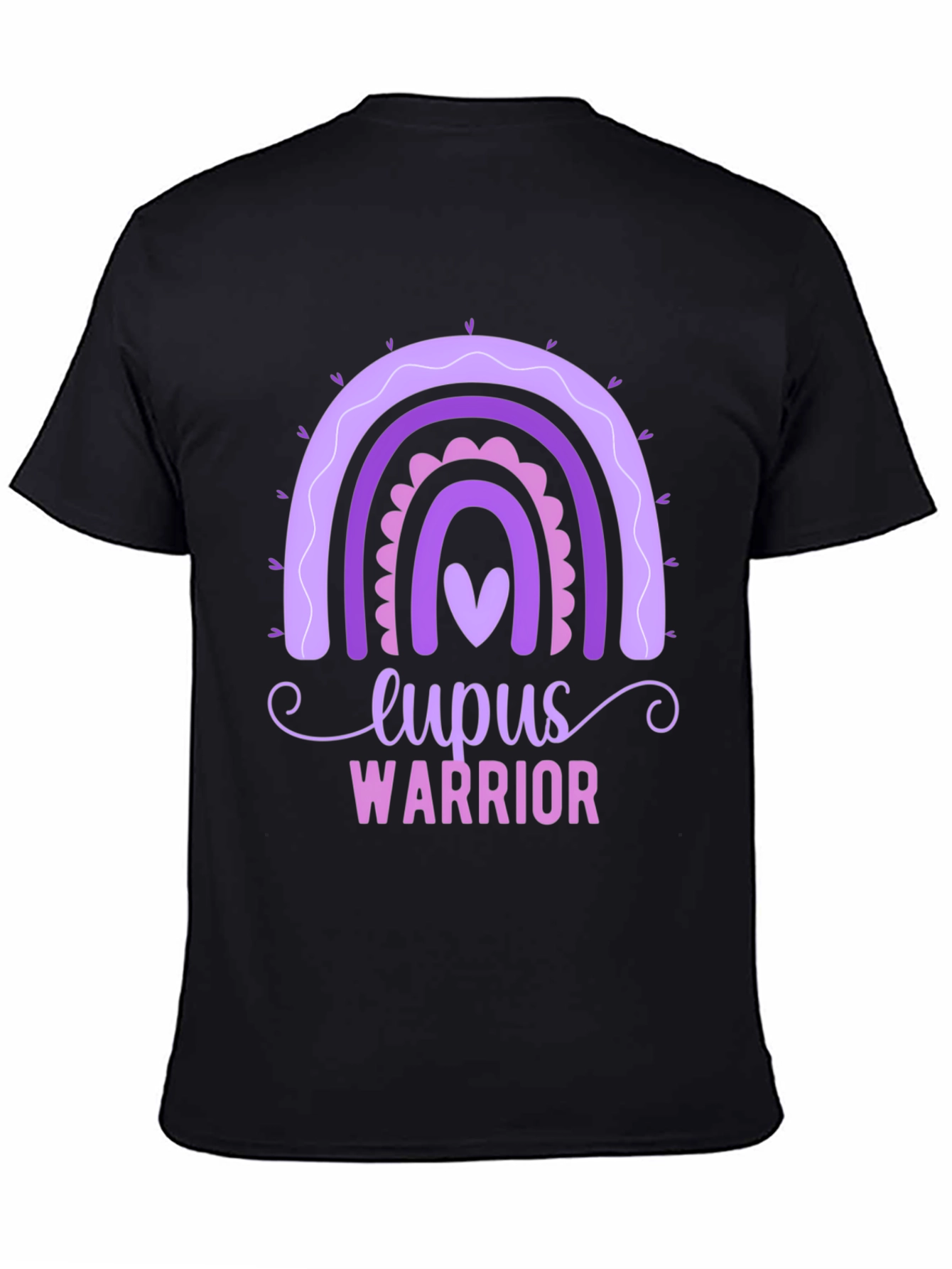 Lupus Warrior Rainbow Heart T-Shirt