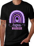 Lupus Warrior Rainbow Heart T-Shirt