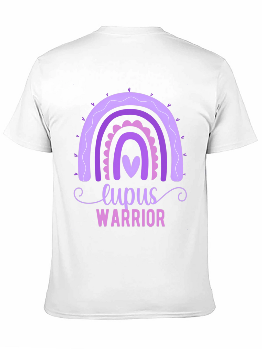 Lupus Warrior Rainbow Heart T-Shirt
