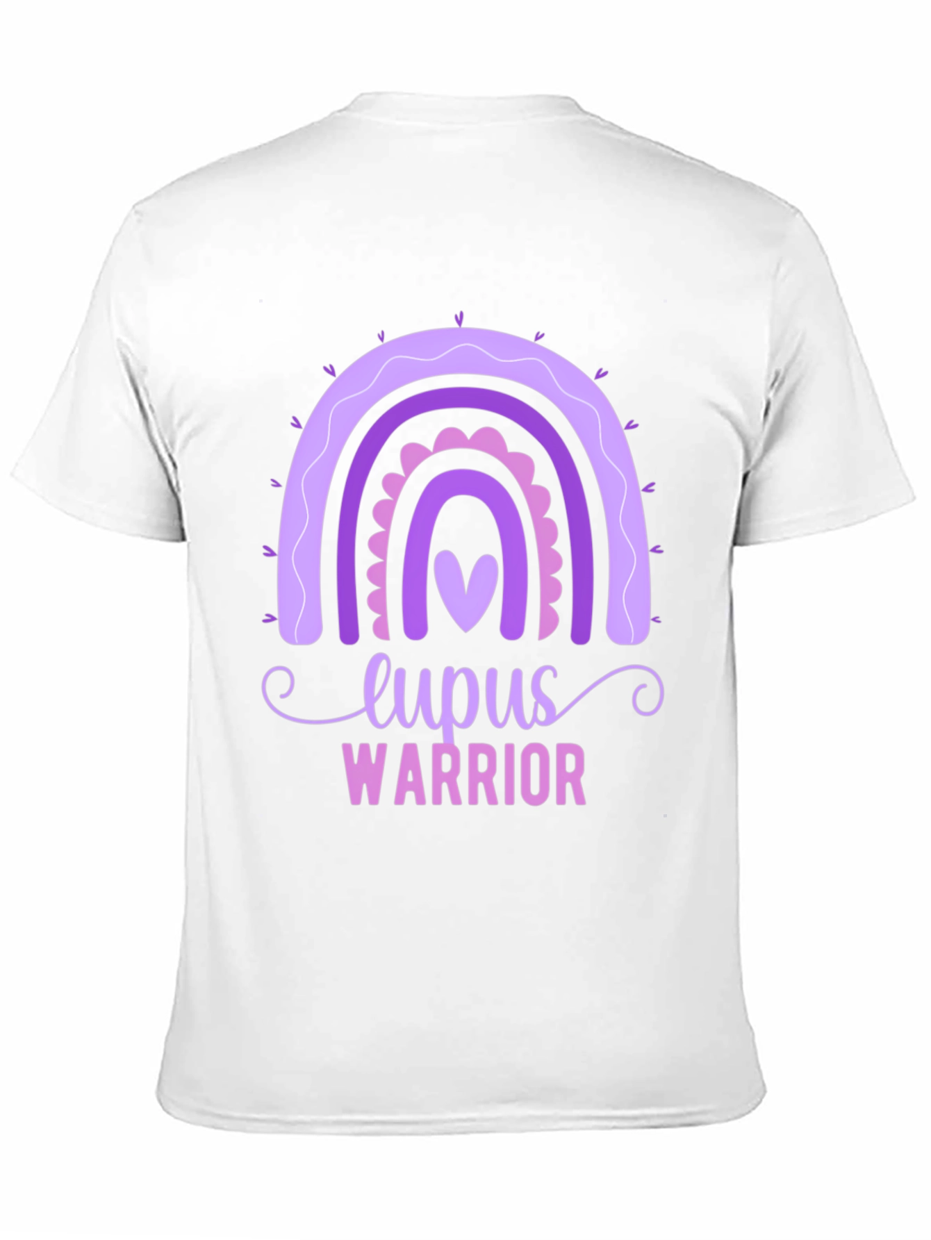 Lupus Warrior Rainbow Heart T-Shirt
