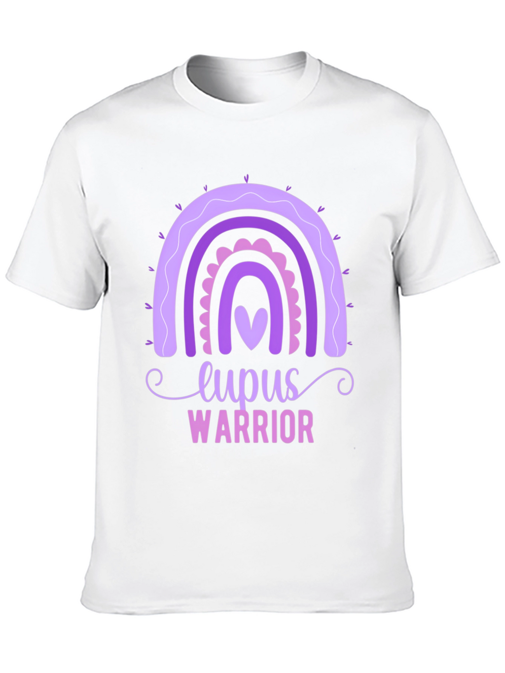 Lupus Warrior Rainbow Heart T-Shirt