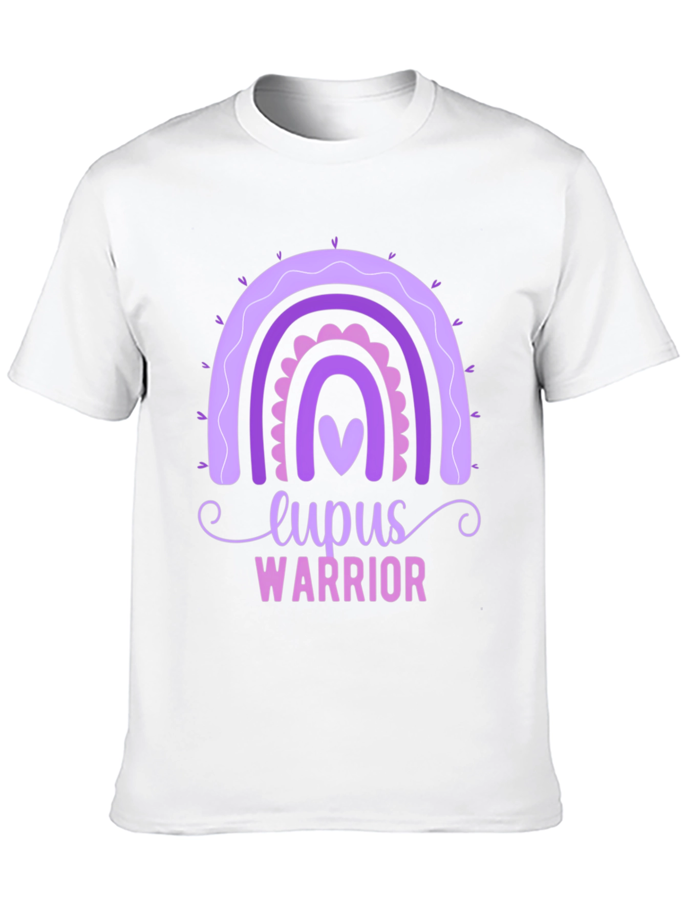 Lupus Warrior Rainbow Heart T-Shirt