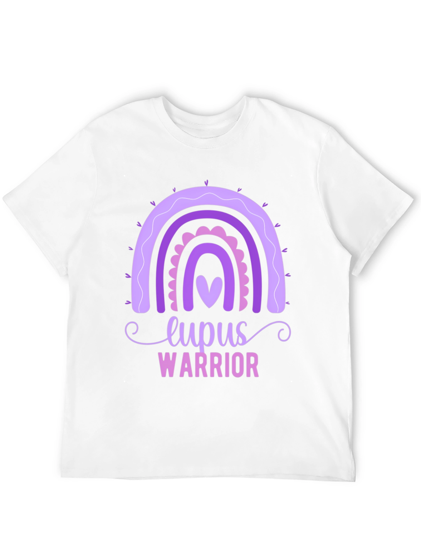 Lupus Warrior Rainbow Heart T-Shirt