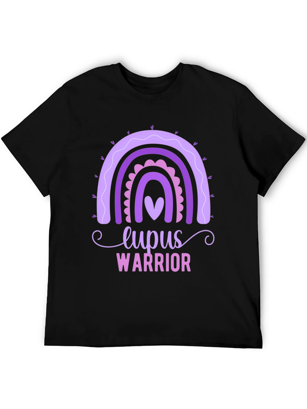Lupus Warrior Rainbow Heart T-Shirt