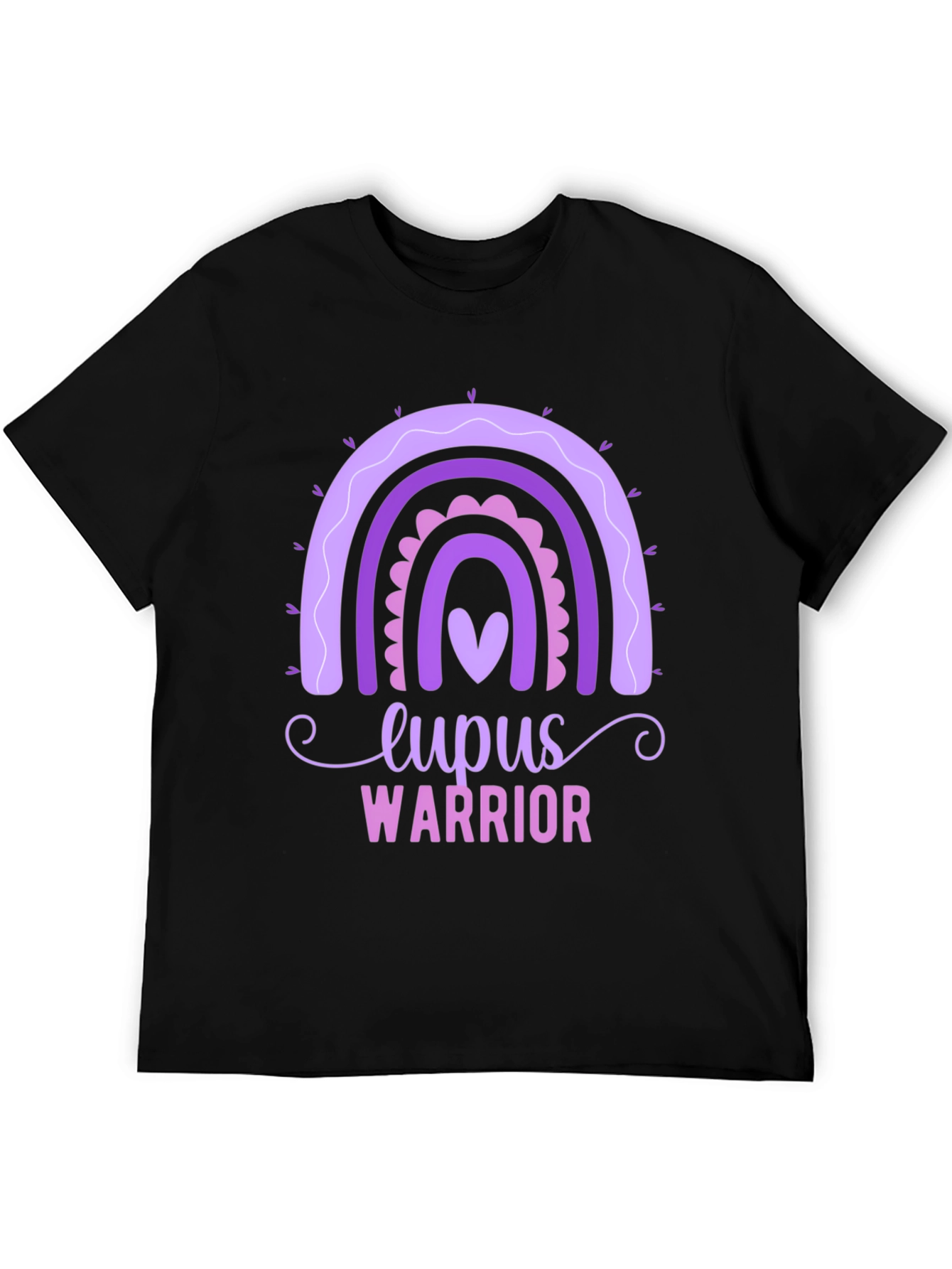Lupus Warrior Rainbow Heart T-Shirt
