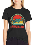 Proud Animal Trainer T-Shirt - Retro Style