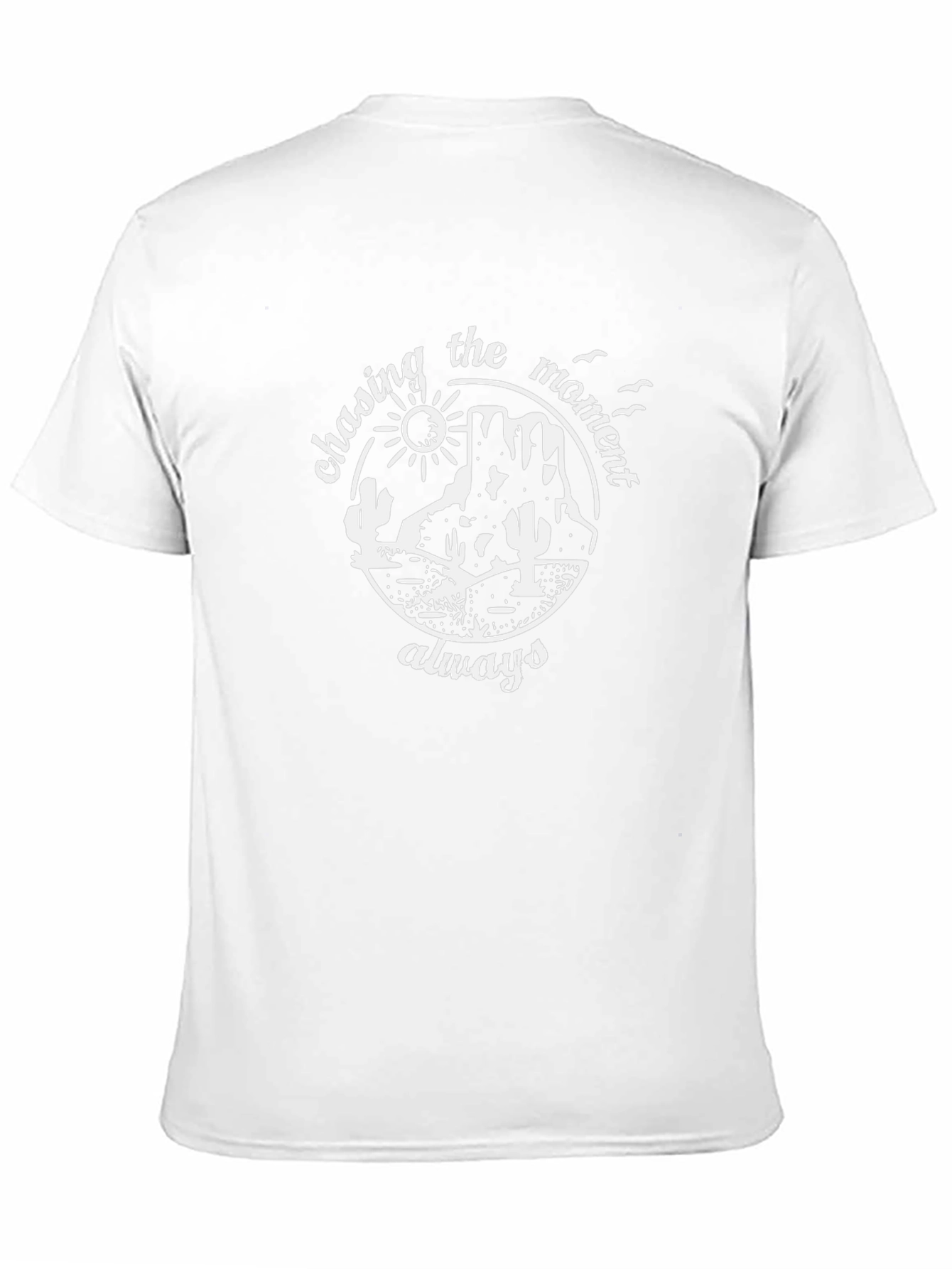 Chasing the Moment Graphic Tee - Black Cotton