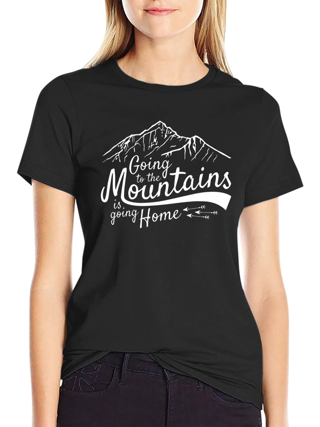 Mountain Home T-Shirt - Adventure Awaits!