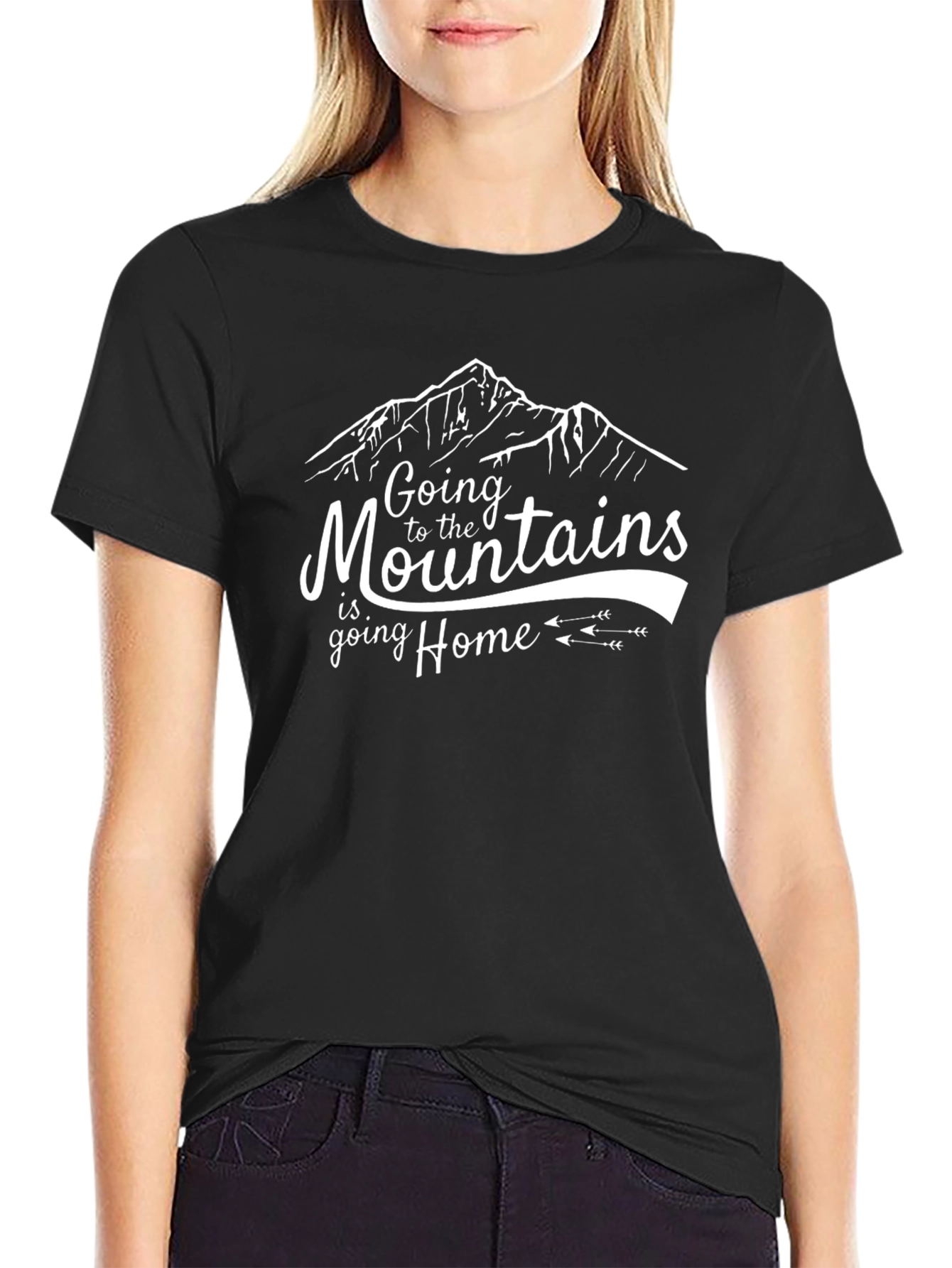 Mountain Home T-Shirt - Adventure Awaits!