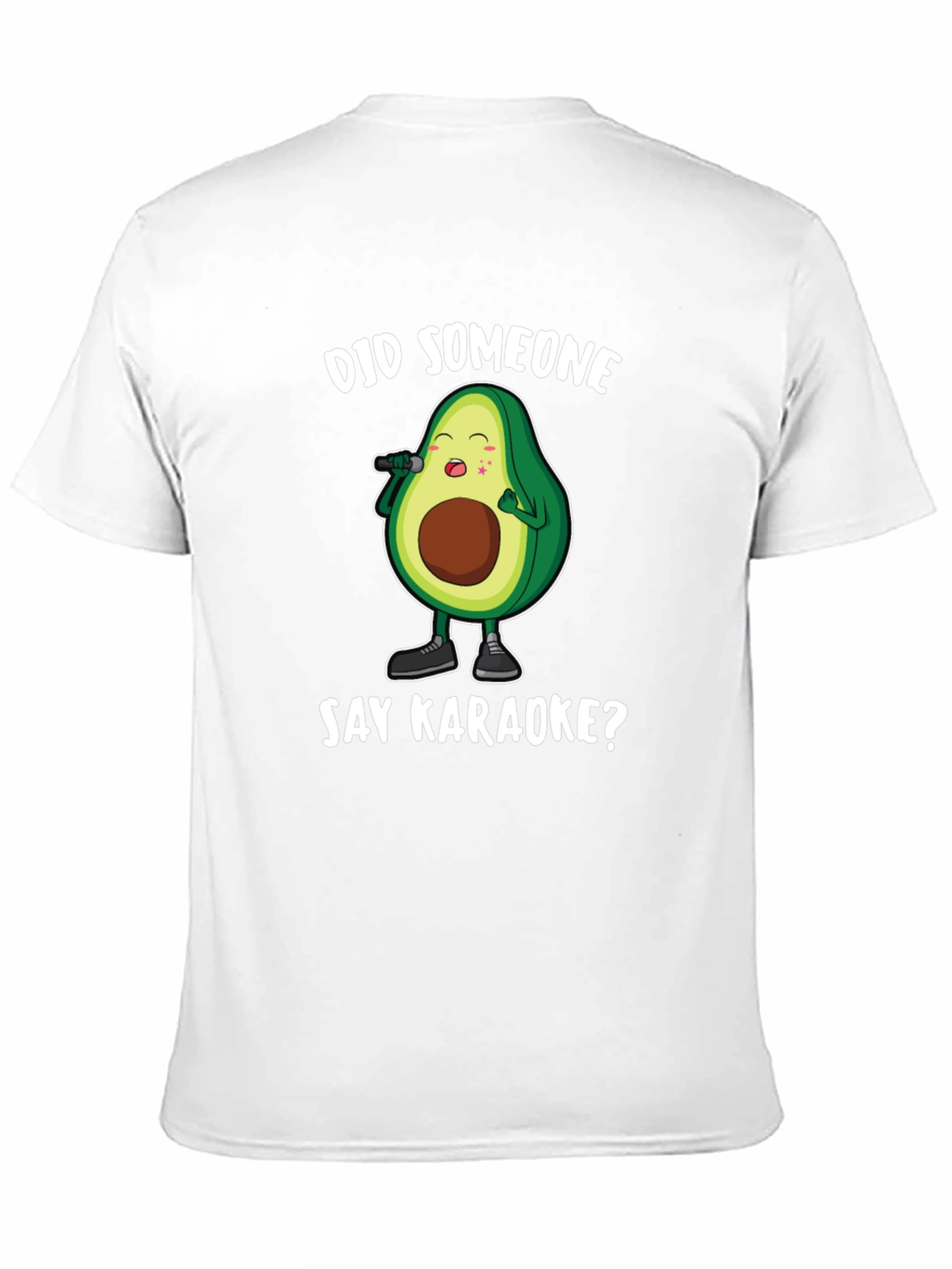 Karaoke Avocado Graphic T-Shirt