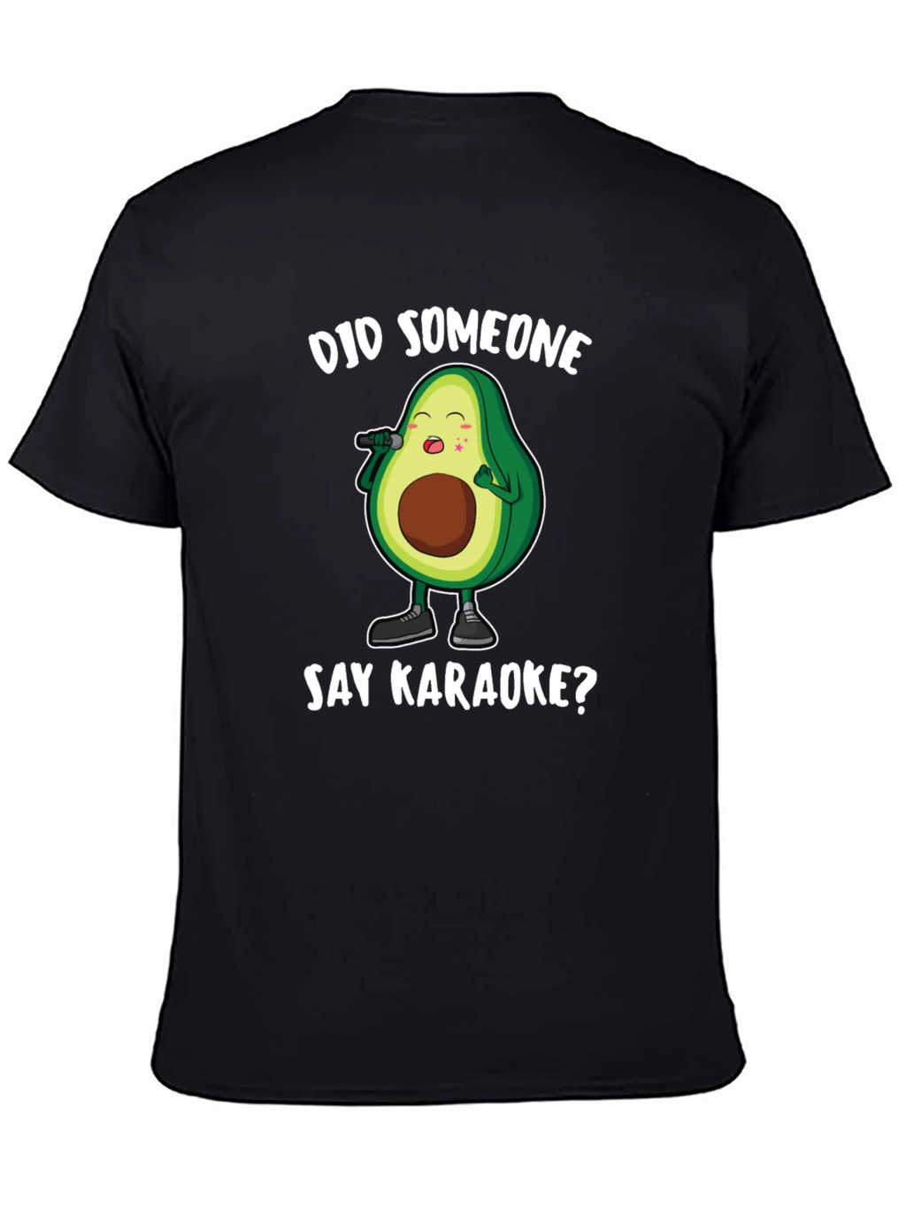 Karaoke Avocado Graphic T-Shirt