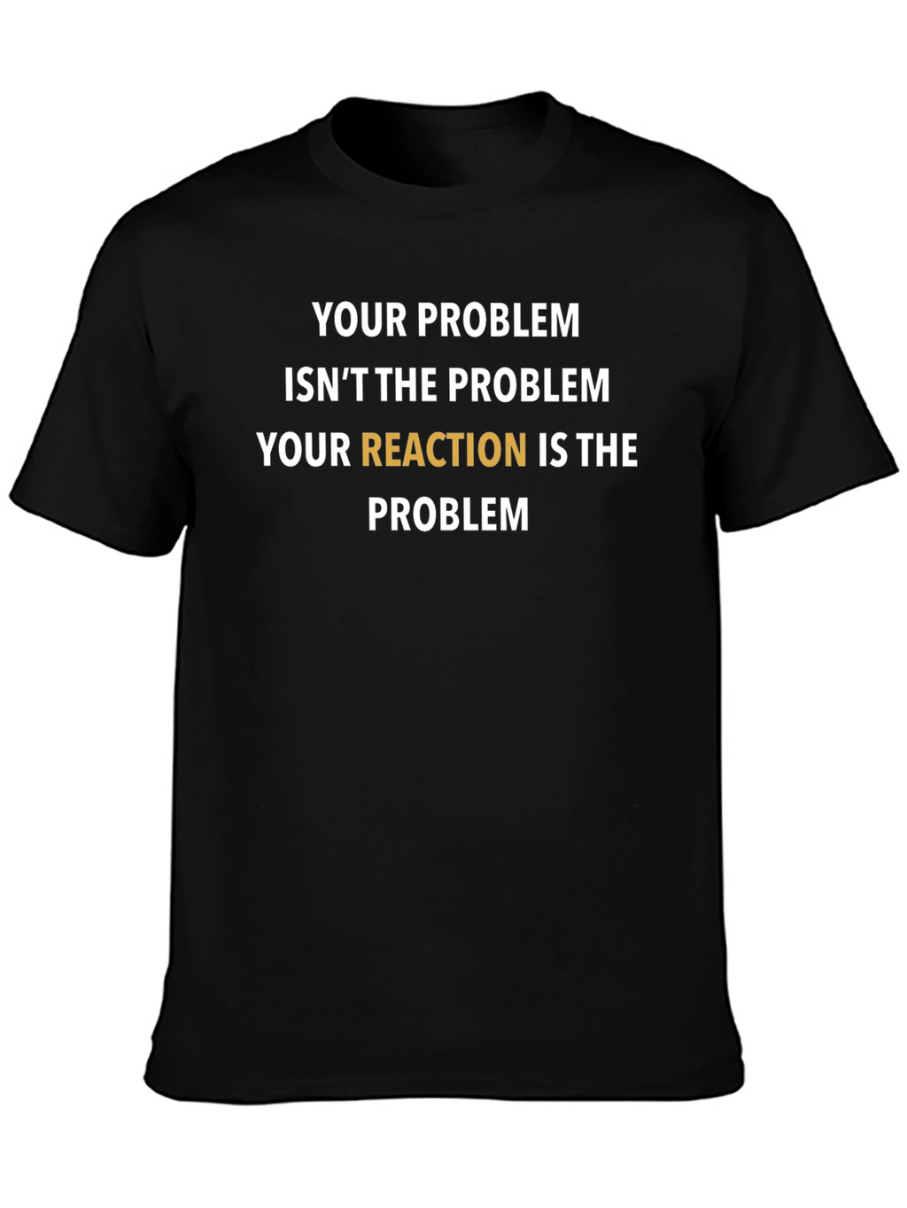 Reaction Problem Tee - Black T-Shirt