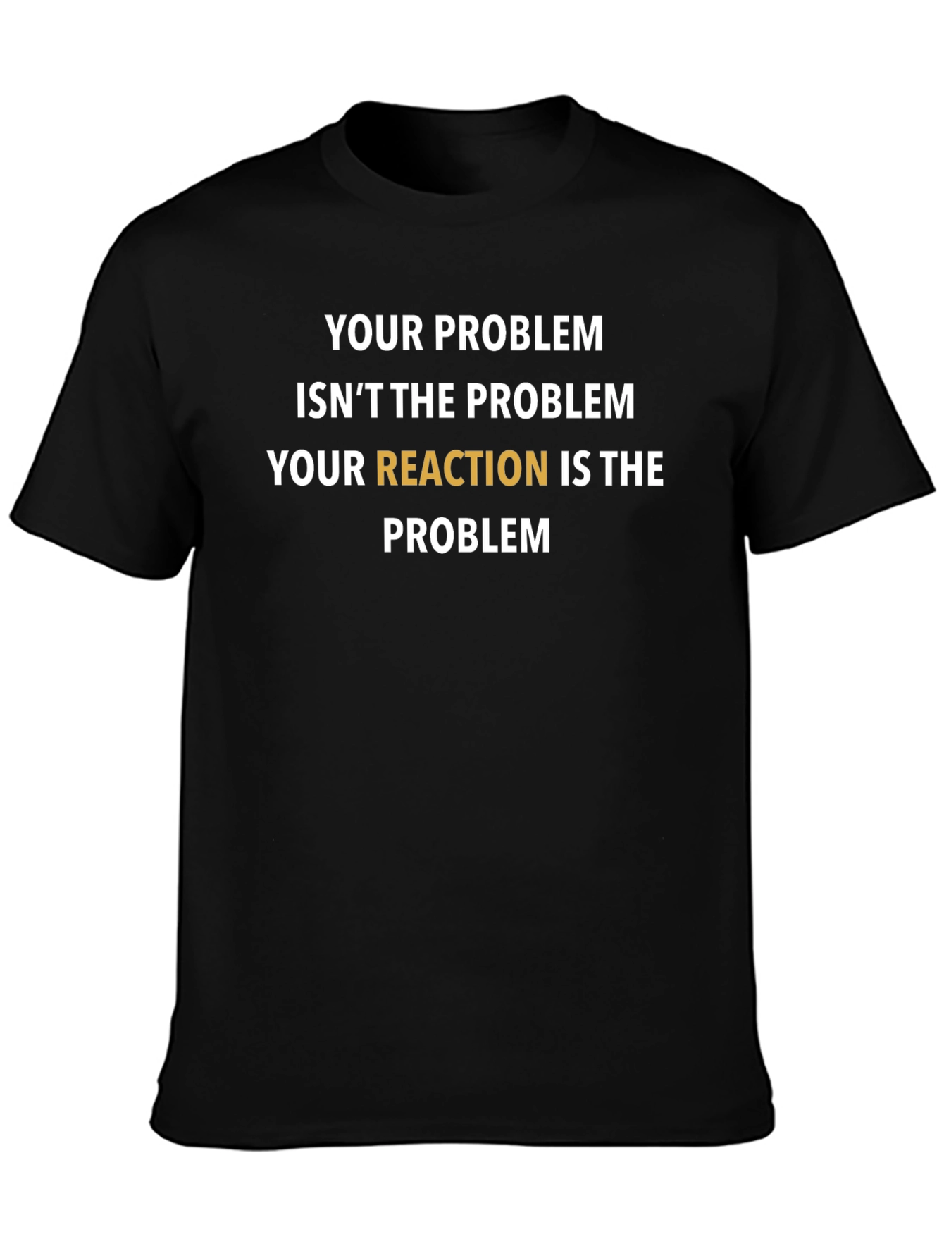 Reaction Problem Tee - Black T-Shirt