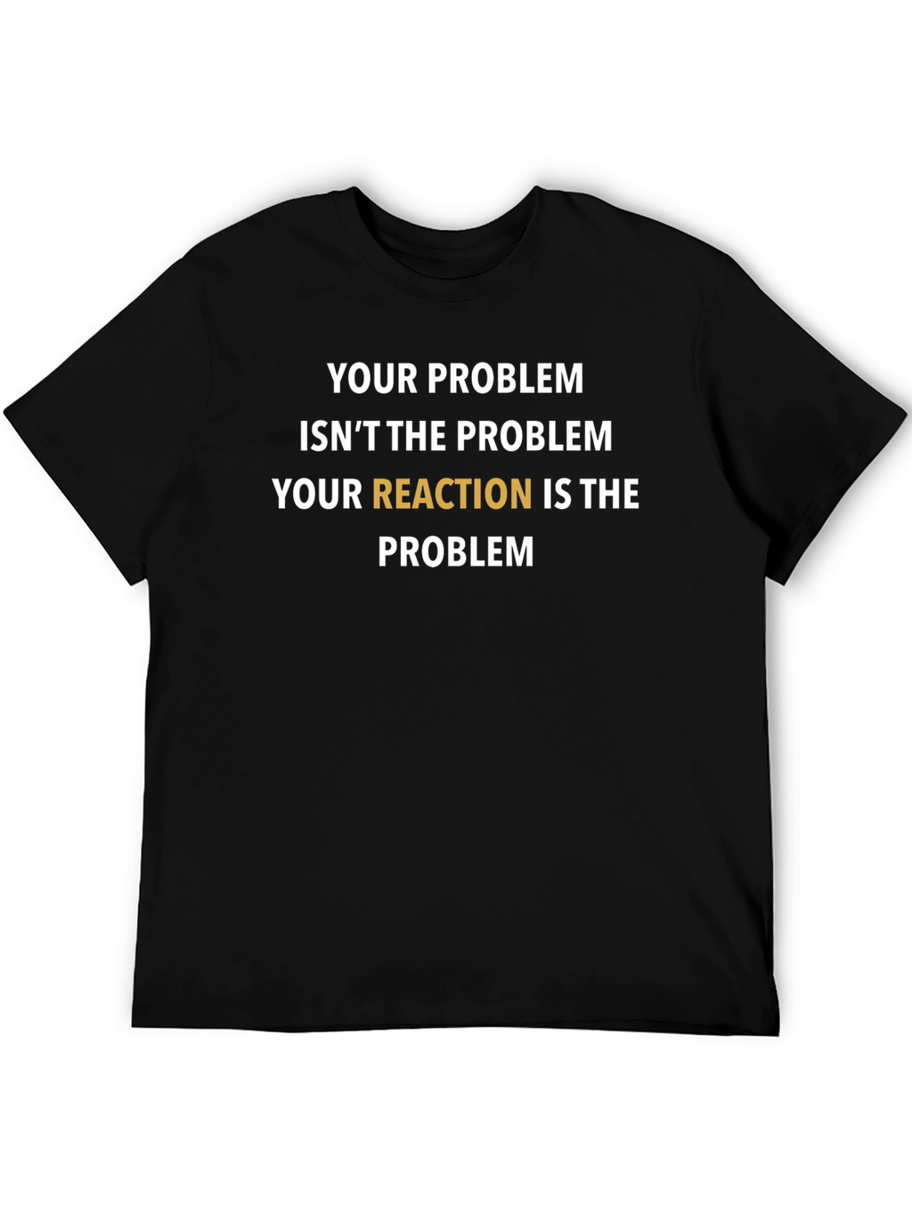 Reaction Problem Tee - Black T-Shirt