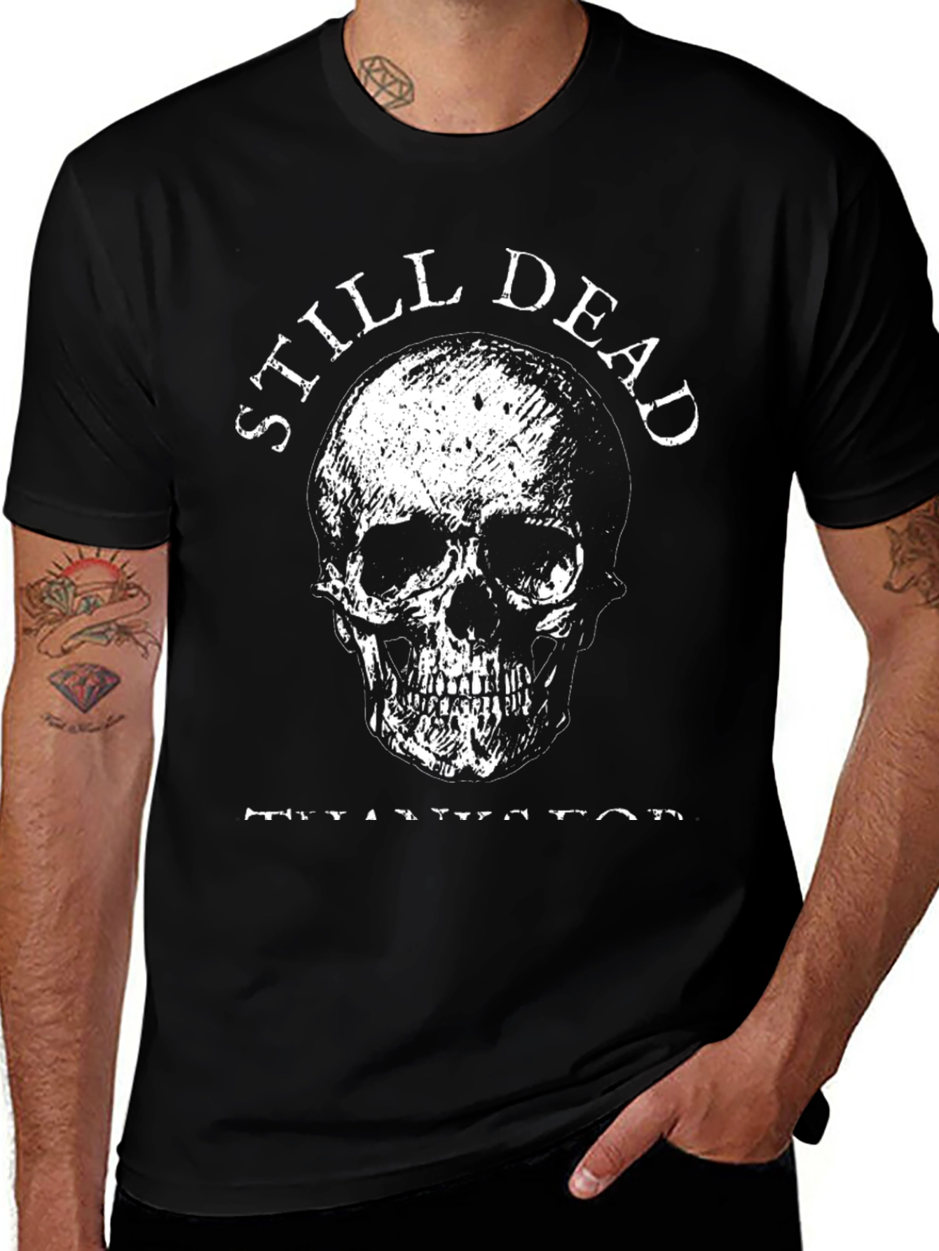 Still Dead T-Shirt - Skull Graphic Tee