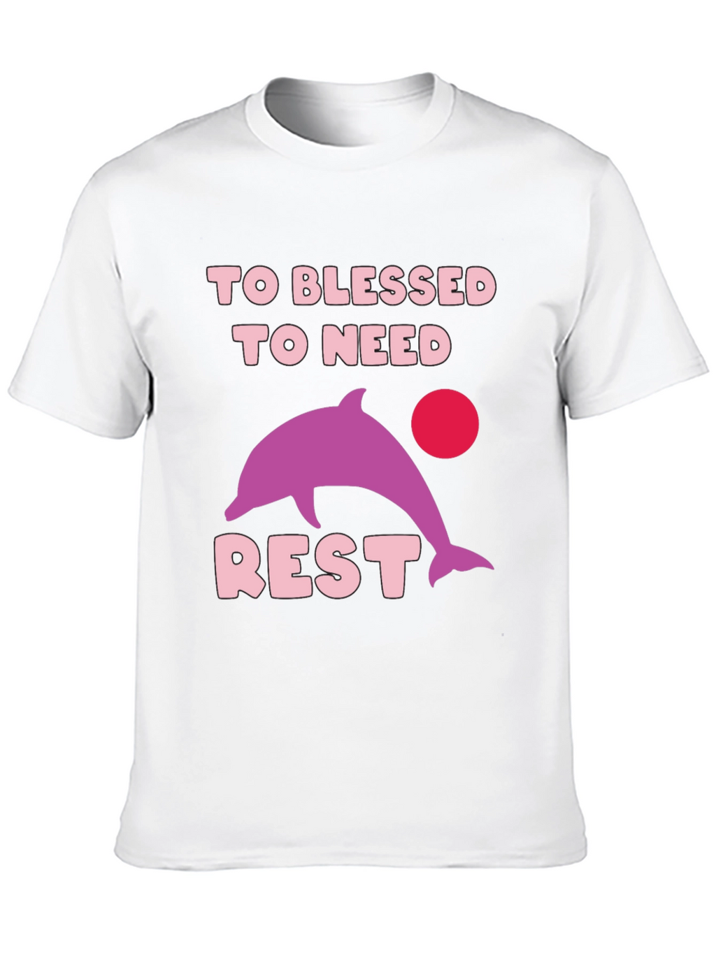 Blessed Dolphin Graphic Tee - Relaxed Fit