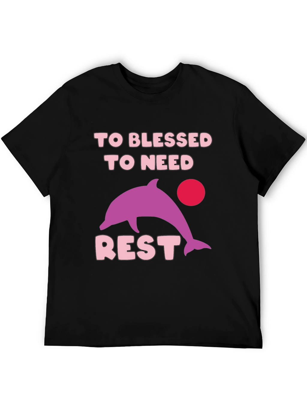 Blessed Dolphin Graphic Tee - Relaxed Fit