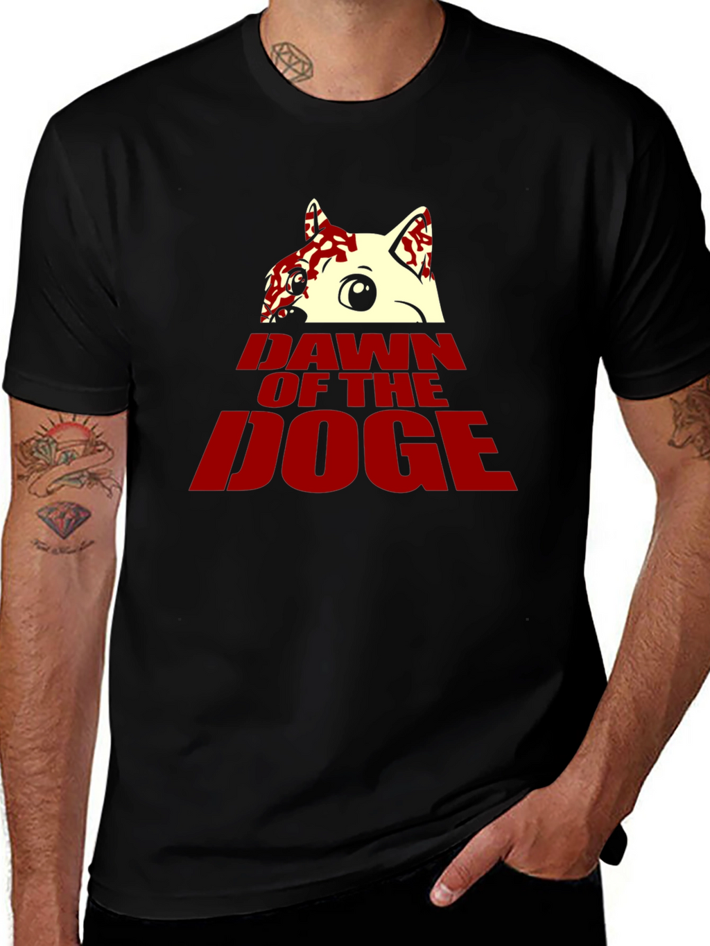 Dawn of the Doge Black T-Shirt