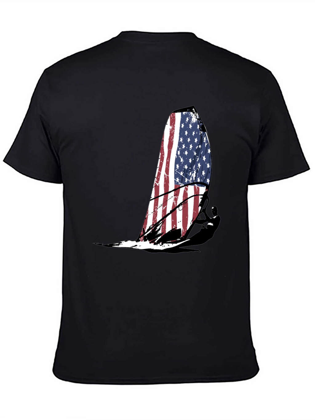 American Flag Sailboat T-Shirt